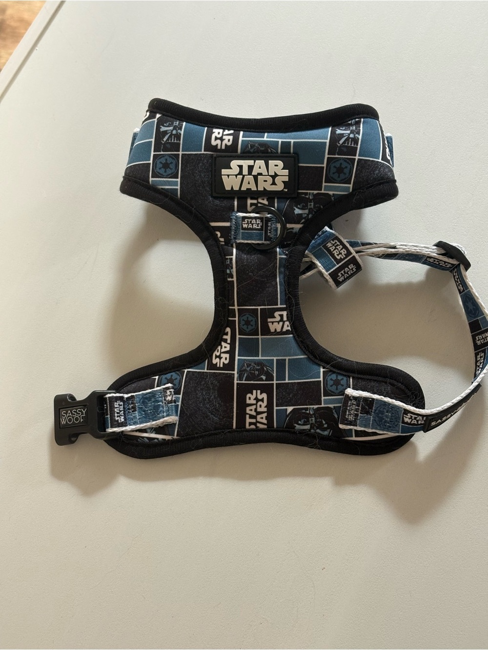 Star Wars Blue Graphic Dog Harness - Sassy Woof